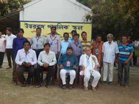 Staff and guests at Uttar Banga Public School